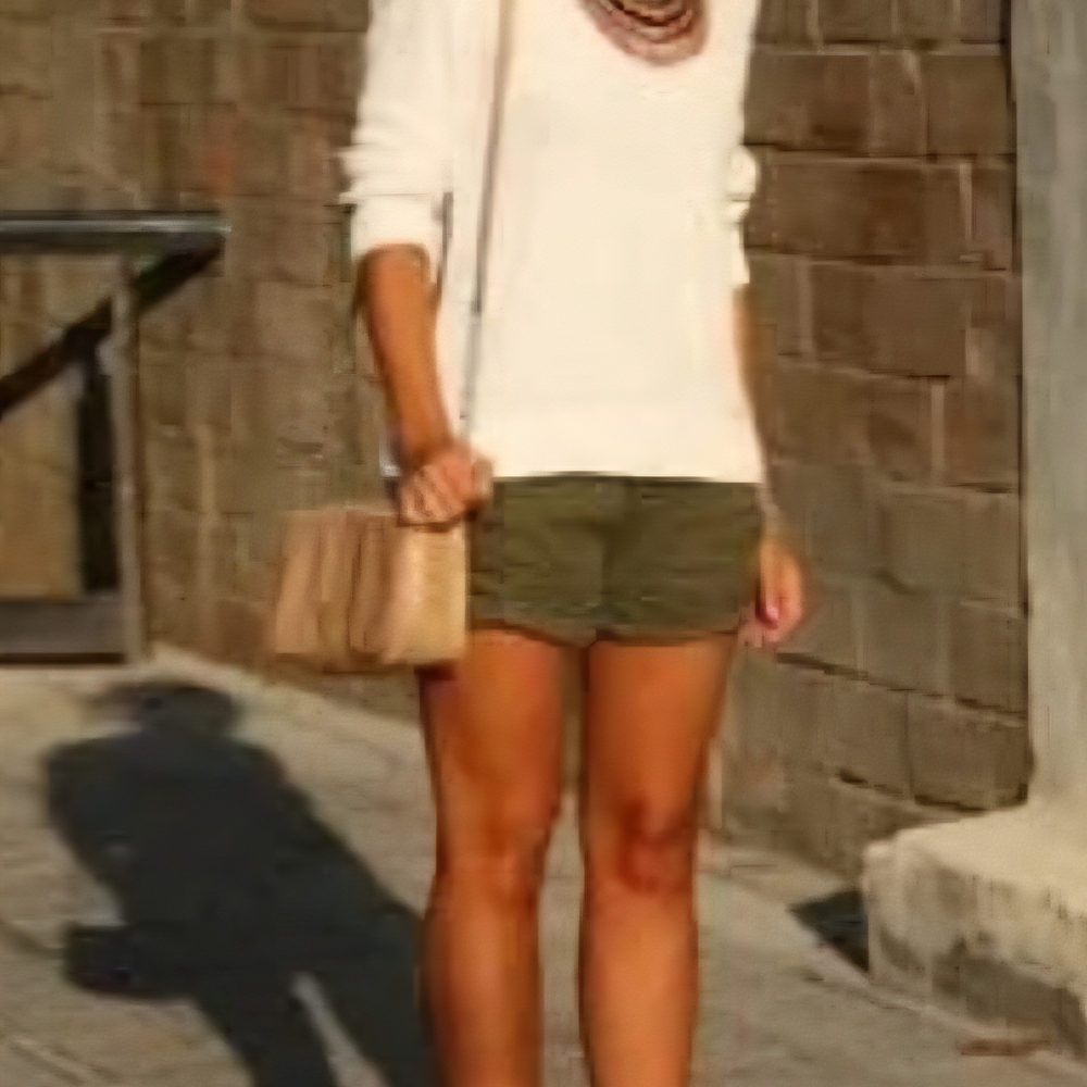 #10 Kensie Olive Cargo Shorts for Women Sz 14